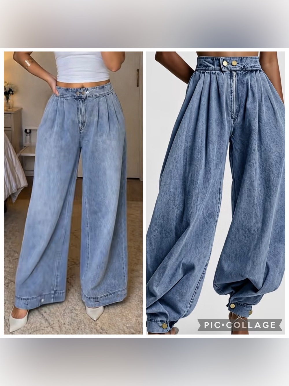 BRAND NEW! Wide Leg Denim Pants
